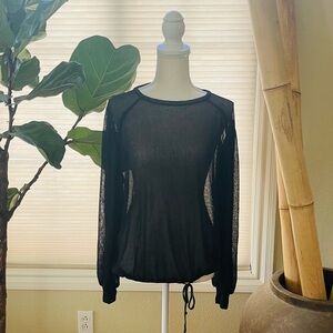 Zara see through top